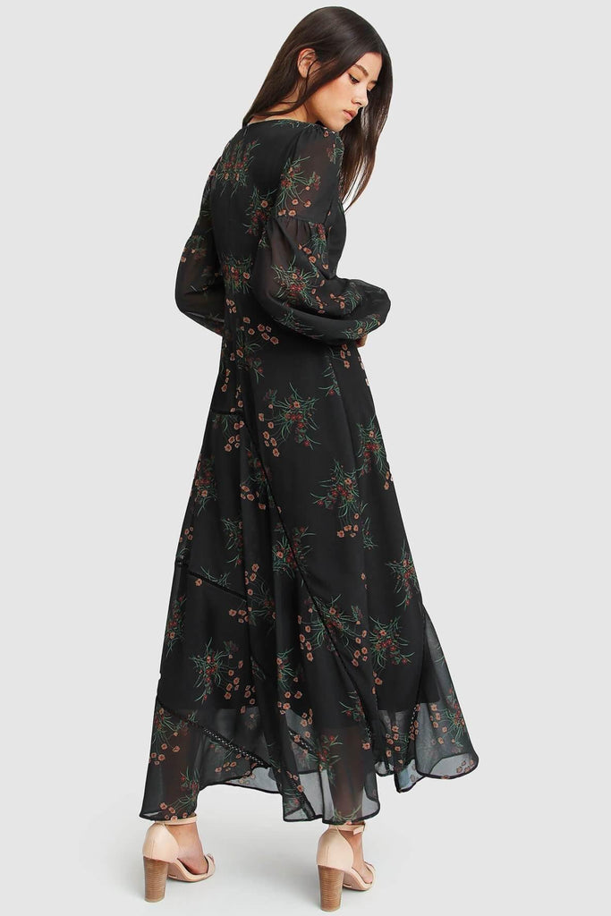 In Your Dreams Maxi Dress in Black - Second Edit