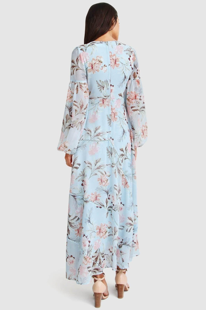 In Your Dreams Maxi Dress in Light Blue - Second Edit