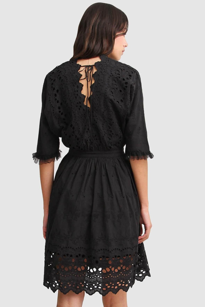 Whisper Mini Dress in Black - Second Edit