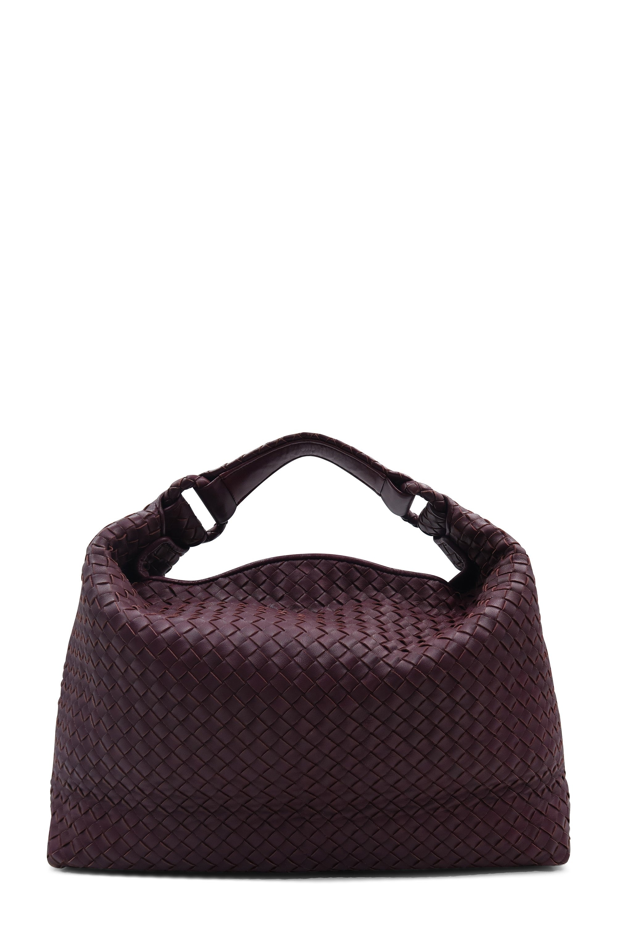 Bottega Veneta, a purple intrecciato leather hobo bag. - Bukowskis