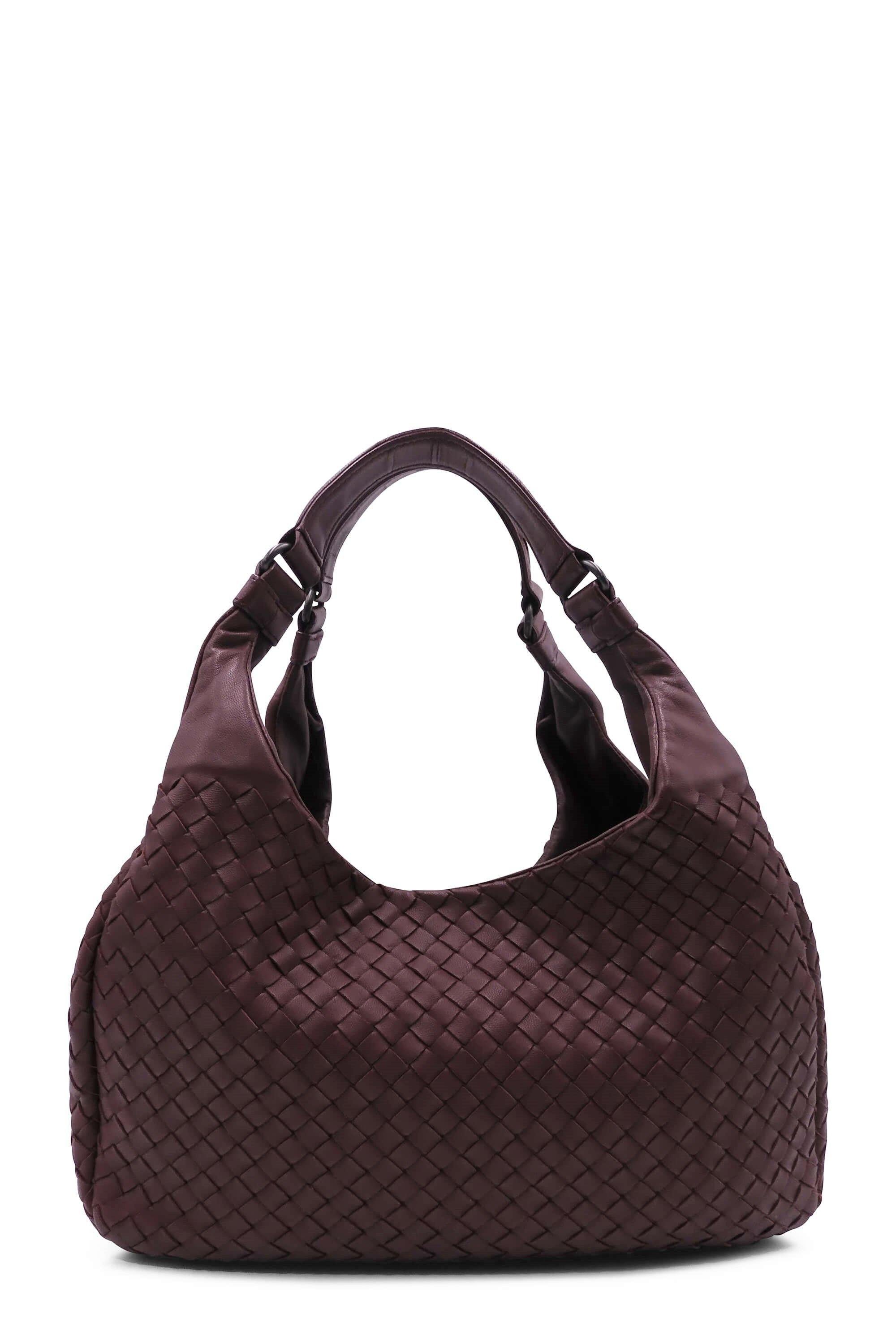 Bottega Veneta Campana Intrecciato Leather Hobo Bag