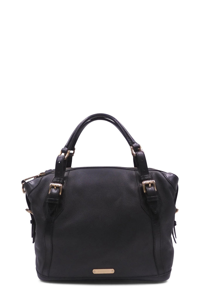 Perforated City Medium Ellers Bag Black - Second Edit
