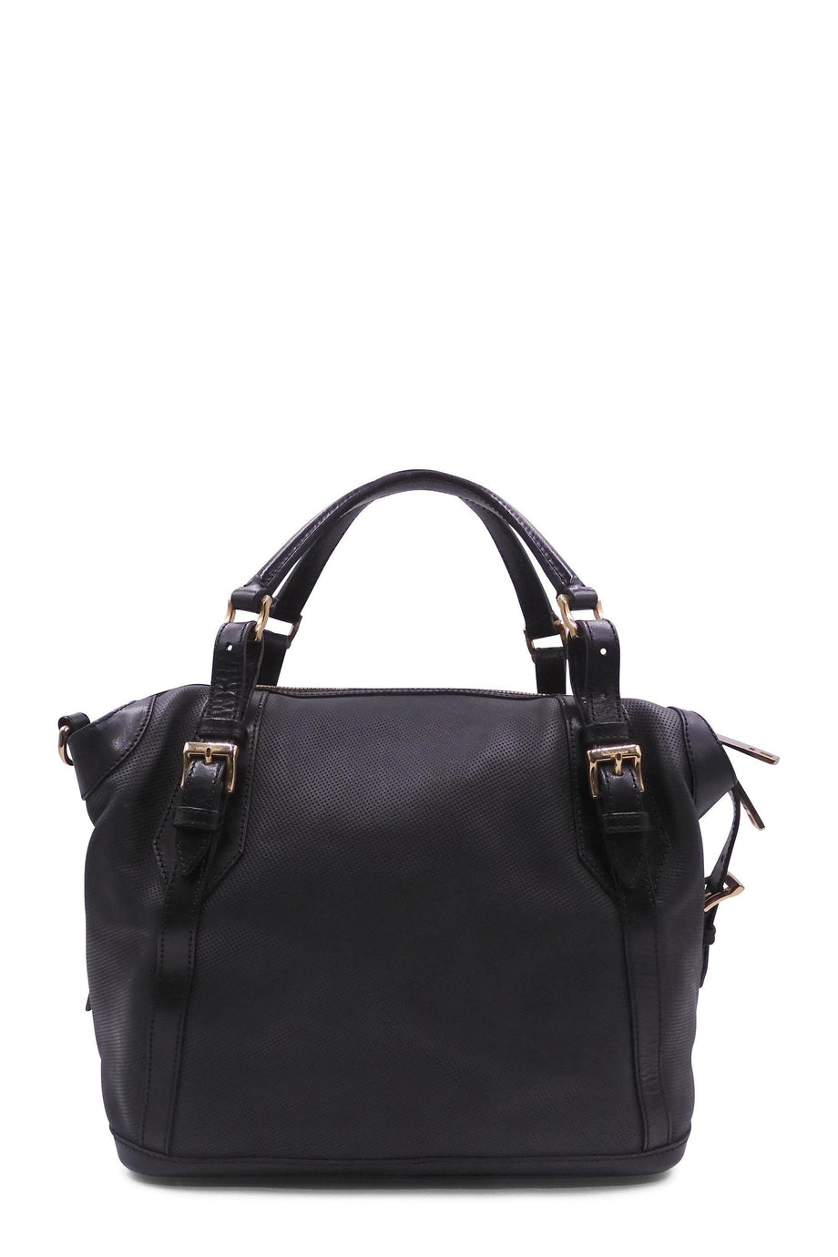 Black Burberry Leather Handbag