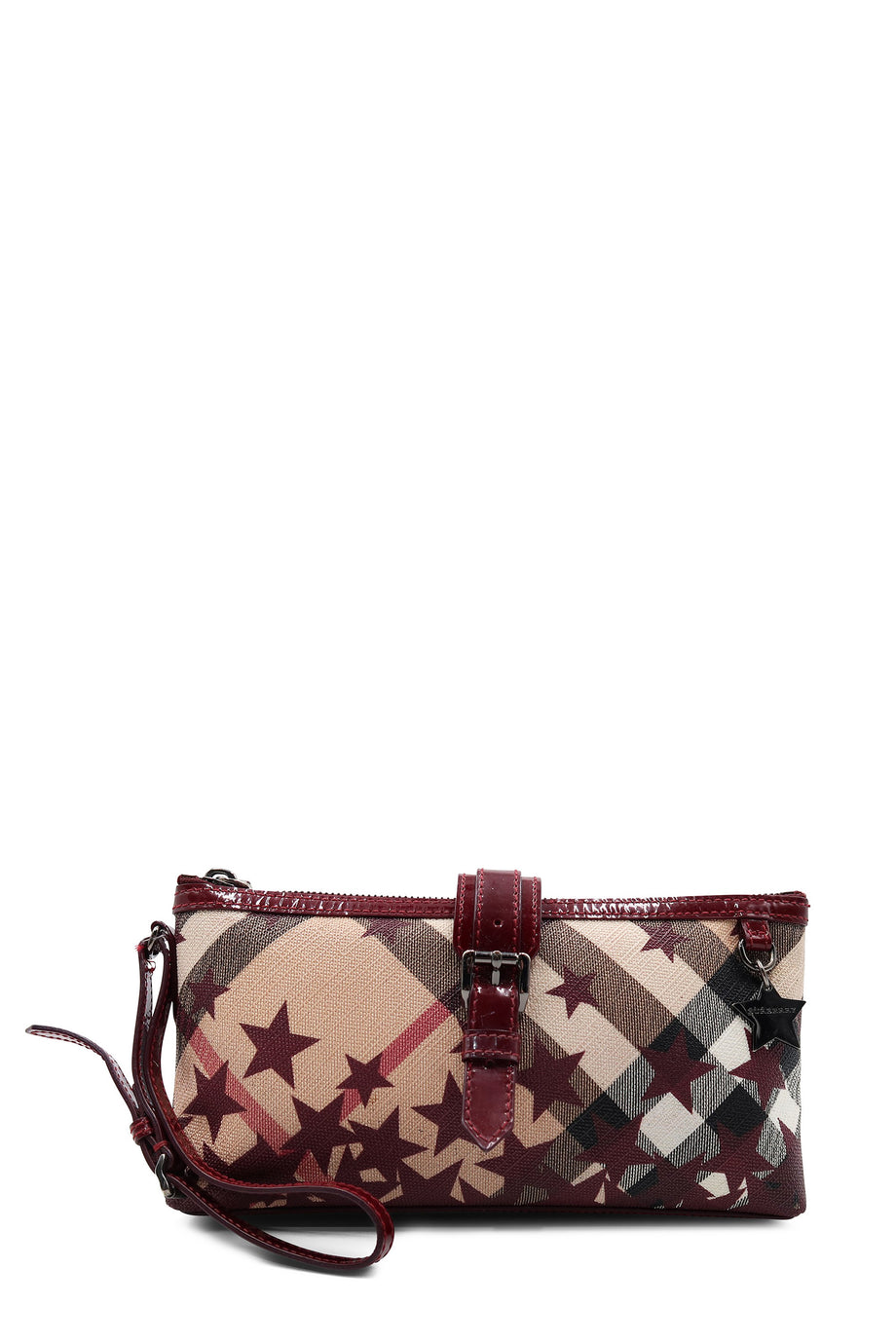 Buy Authentic Preloved Burberry Super Nova Check Stars Pouch Red Bags from Second Edit by Style Theory