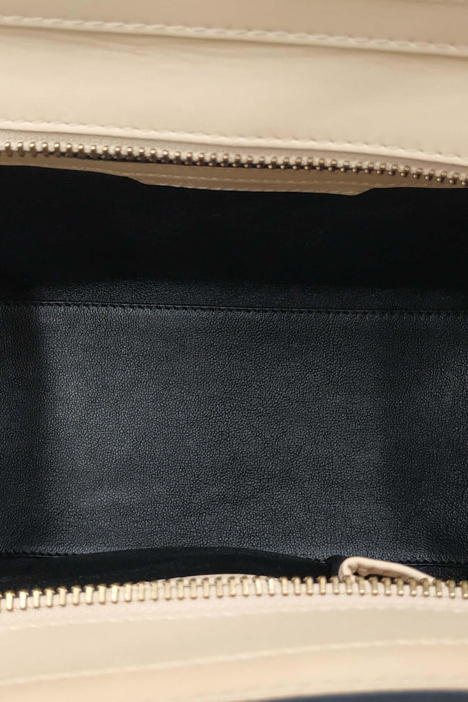 Micro Luggage Beige Black - Second Edit