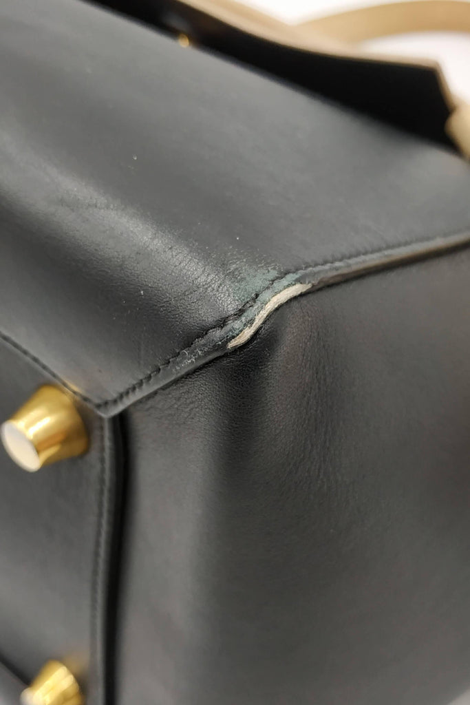 Mini Belt Bag Beige Black - Second Edit