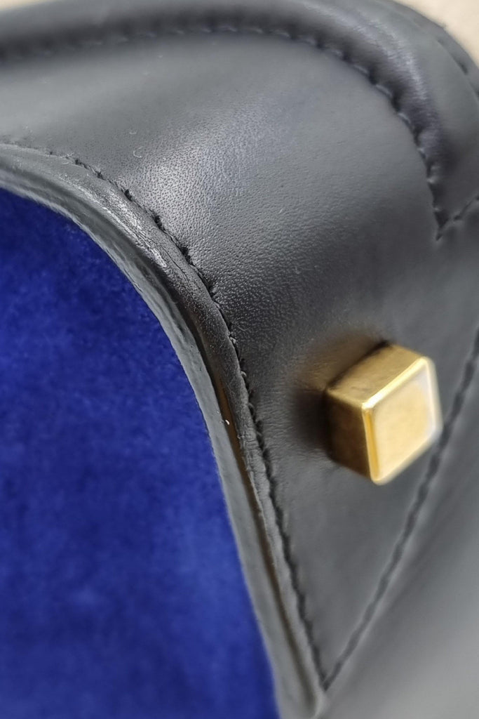 Mini Luggage Beige Black Blue - Second Edit