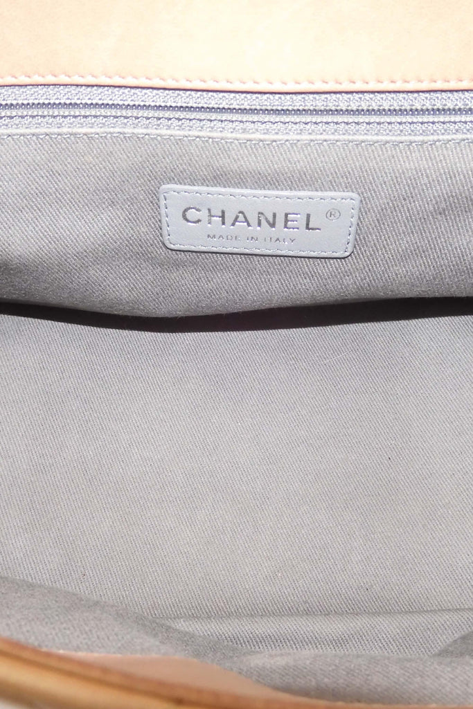 Chanel Boy Accordion Flap Bag Beige - Style Theory Shop