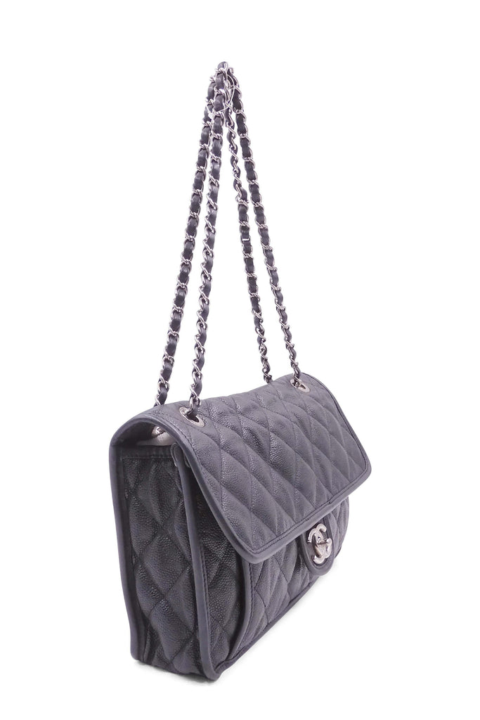 French Riviera Flap Bag Black - Second Edit