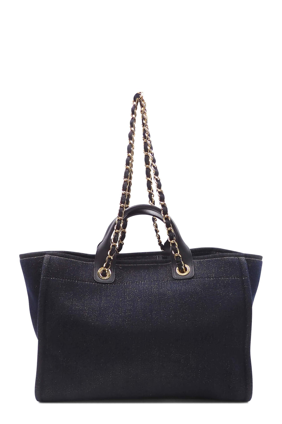 Buy Authentic, Preloved Chanel Medium Deauville Tote Blue Bags from Second  Edit by Style Theory