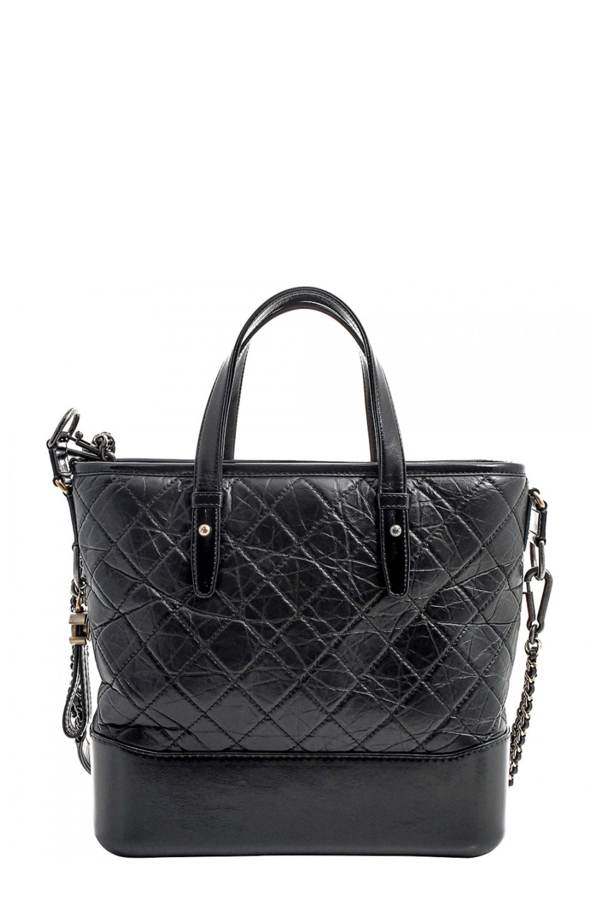 Buy Authentic, Preloved Chanel Medium Gabrielle Shopping Tote Black Bags  from Second Edit by Style Theory