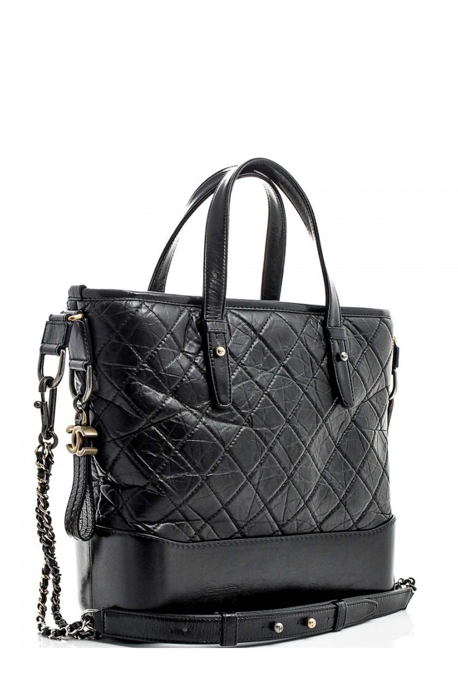 Medium Gabrielle Shopping Tote Black