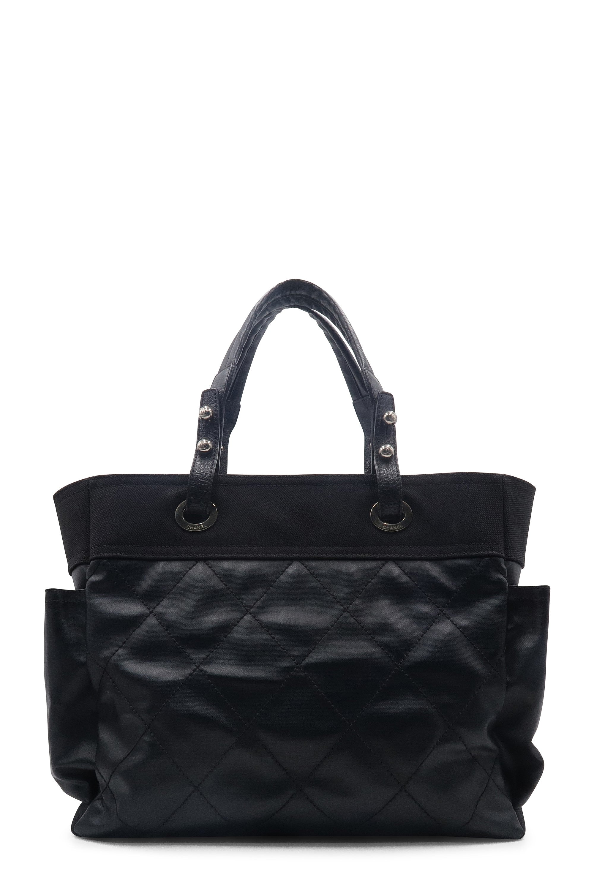 Buy Authentic, Preloved Chanel Paris Biarritz Shopping Tote Black