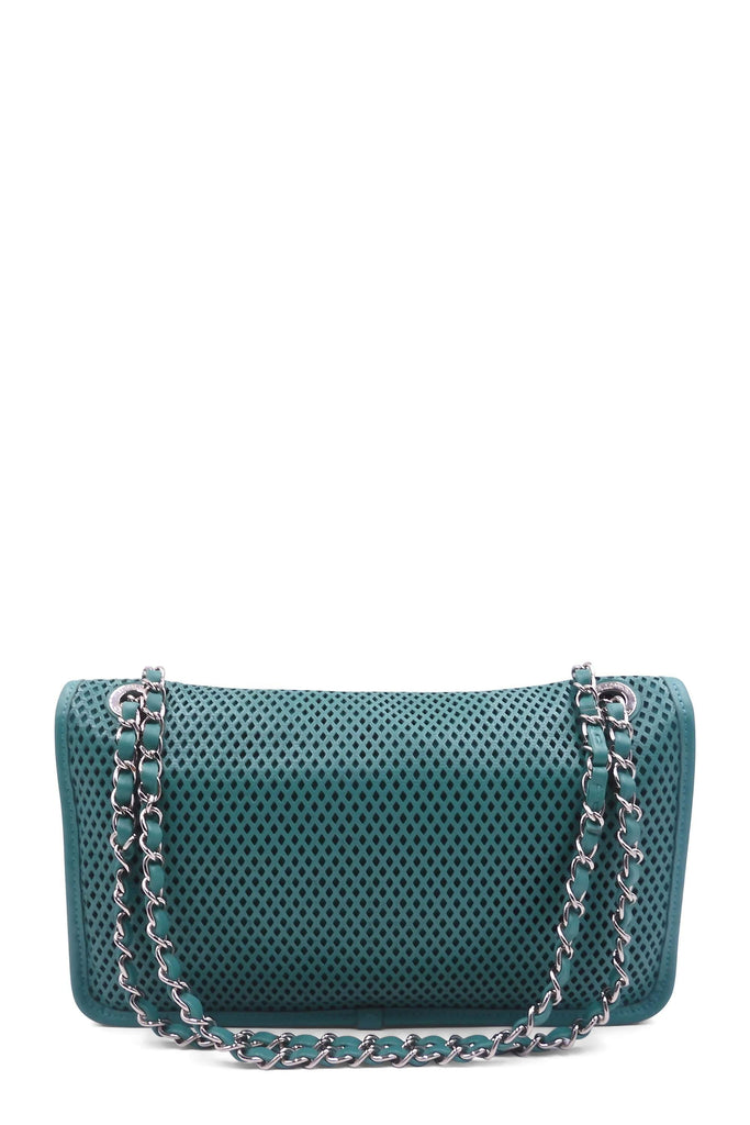 Chanel Perforated Up in The Air Flap Bag Teal - Style Theory Shop