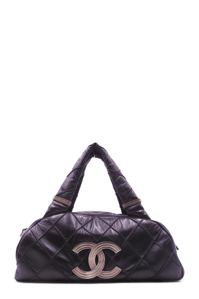 Quilted CC Bowler Bag Black - Second Edit