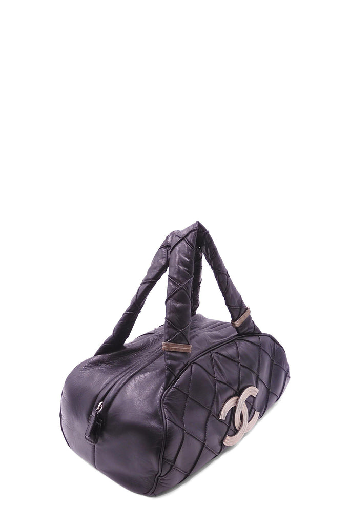 Quilted CC Bowler Bag Black - Second Edit
