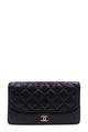 Quilted Gabrielle Wallet Black - Second Edit