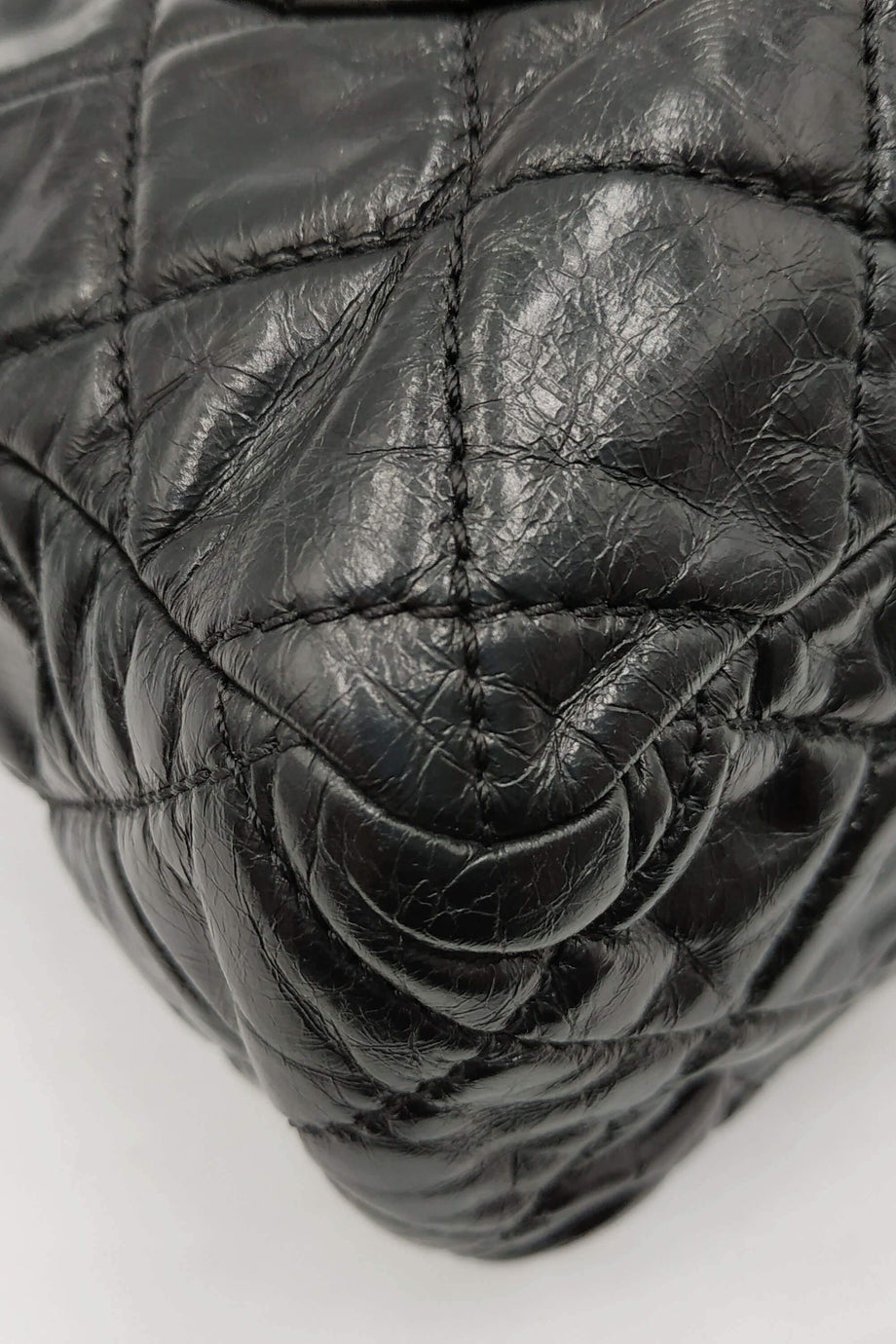 Chanel Castle Rock Flap Bag Quilted Glazed Calfskin Medium at 1stDibs