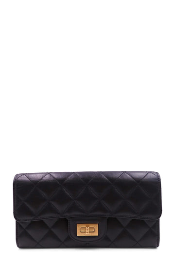 CHANEL French Black Caviar Leather CC Wallet Purse - Gem
