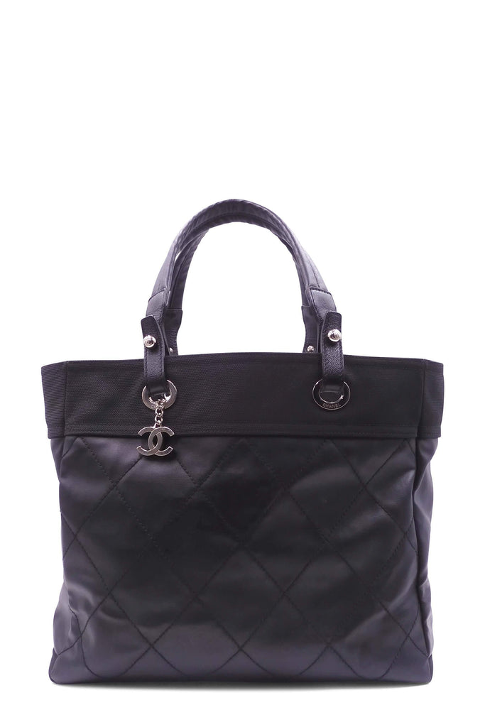 Chanel Small Paris-Biarritz Tote Black - Style Theory Shop