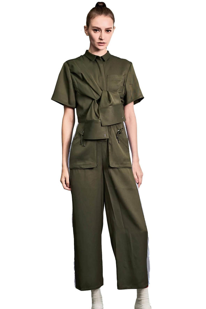 Charlotte Ng Studio Premium Military Jumpsuit - Style Theory Shop