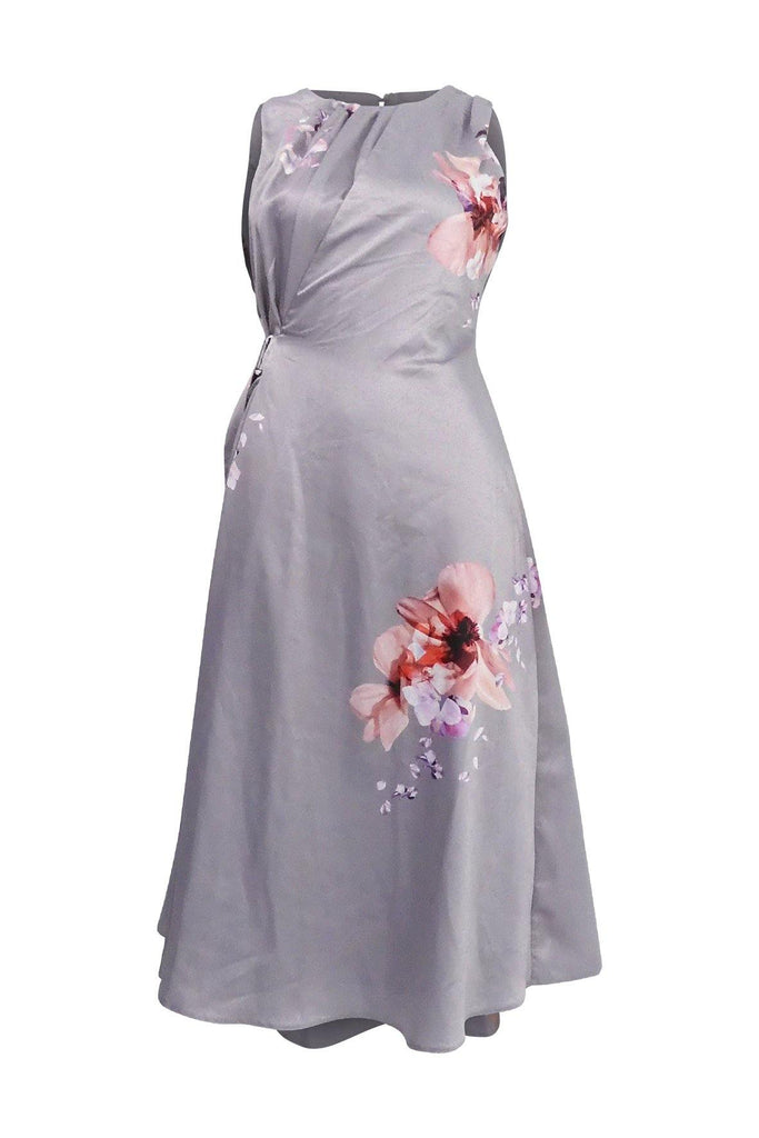 Coast Floral Belted Dress - Style Theory Shop