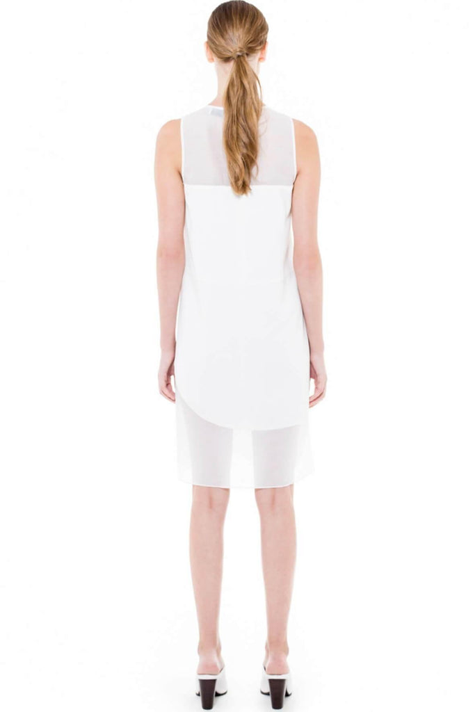 Collate The Label Organza Panelled Sleeveless Dress - Style Theory Shop
