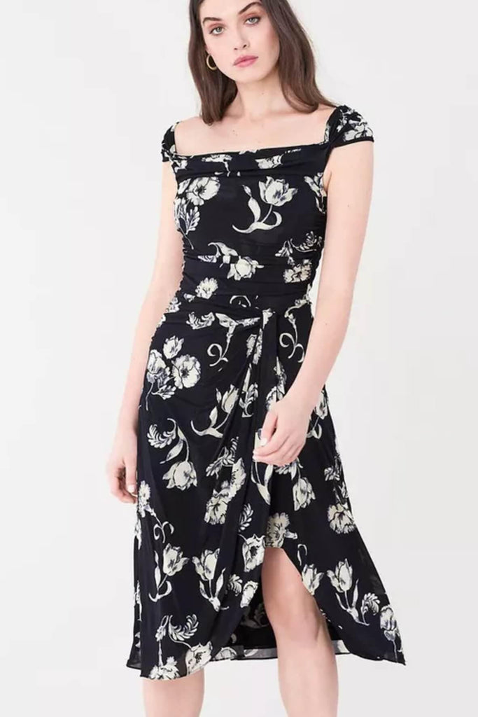 Diane Von Furstenberg Fannie Jersey Midi Dress - Style Theory Shop