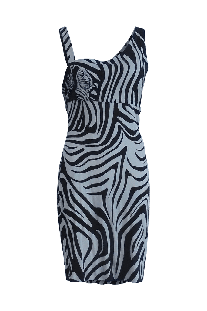 One shoulder with Single Strap Dress - Second Edit