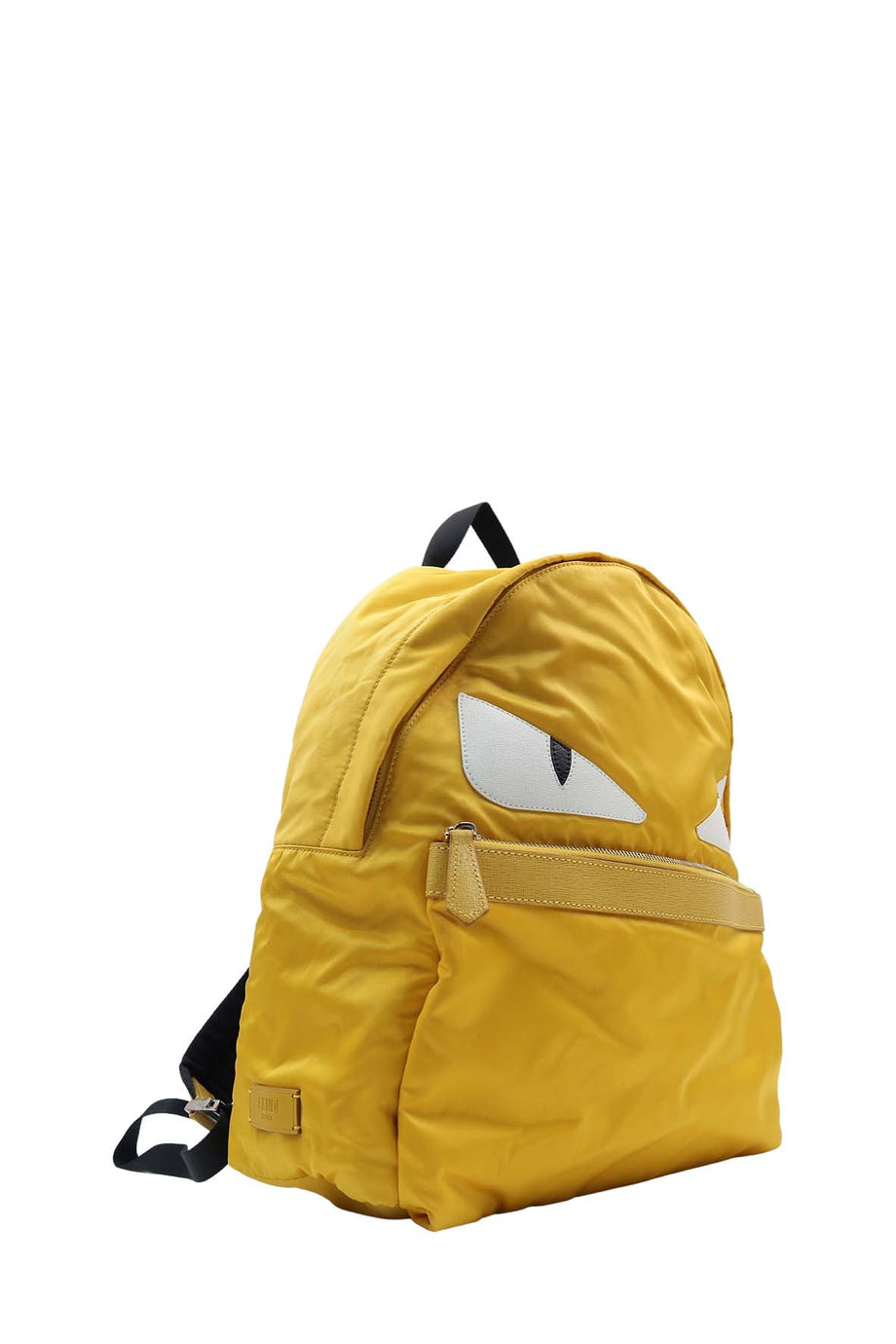 Nylon Monster Eyes Backpack Yellow Second Edit