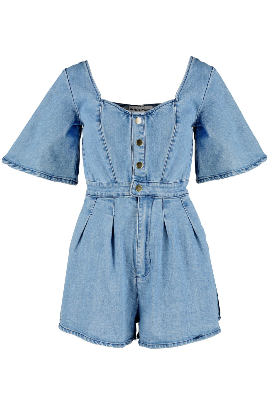 Finders keepers mia sales denim jumpsuit