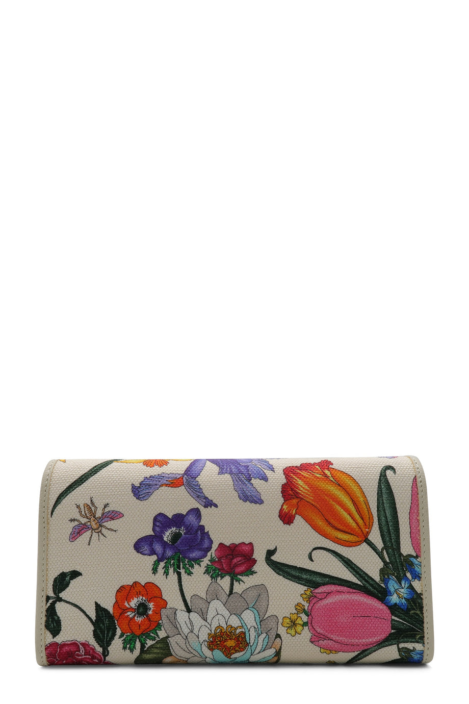Gucci floral wallet on chain 2025