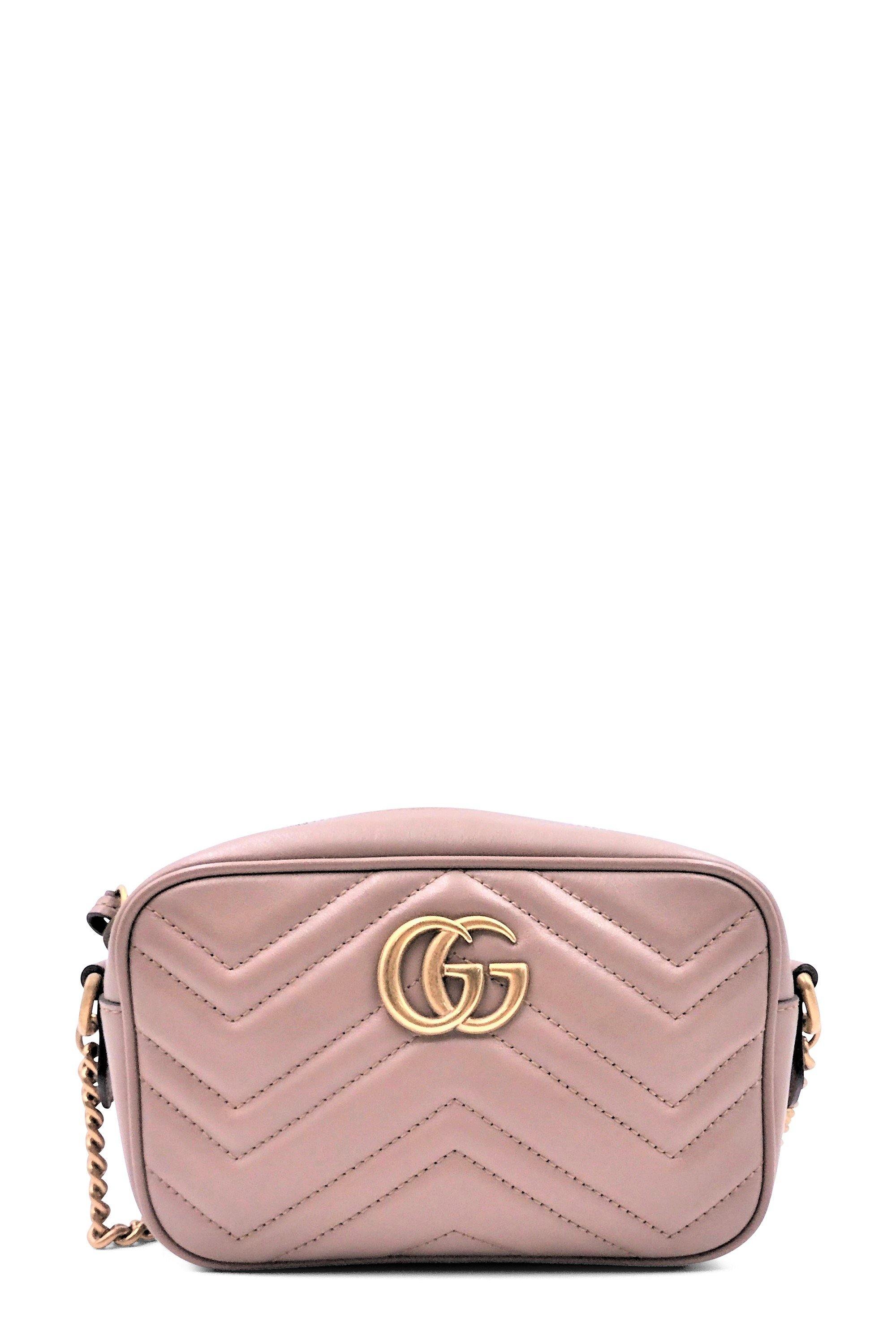 Buy Authentic, Preloved Gucci GG Marmont Matelasse Mini Bag Dusty Pink Bags  from Second Edit by Style Theory