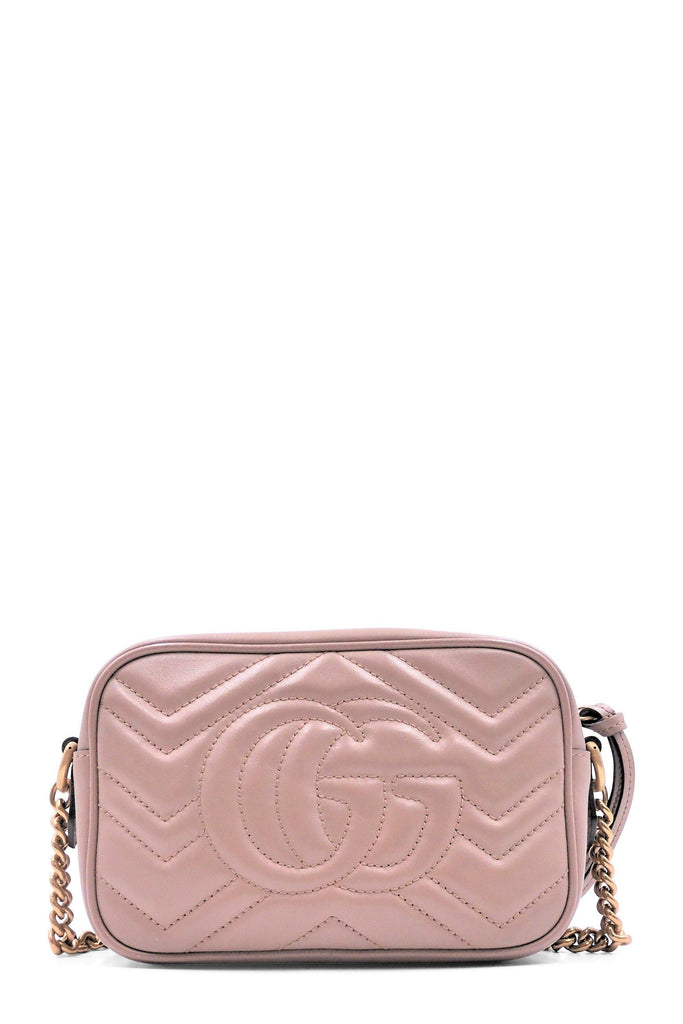 GG Marmont Matelasse Mini Bag Dusty Pink - Second Edit