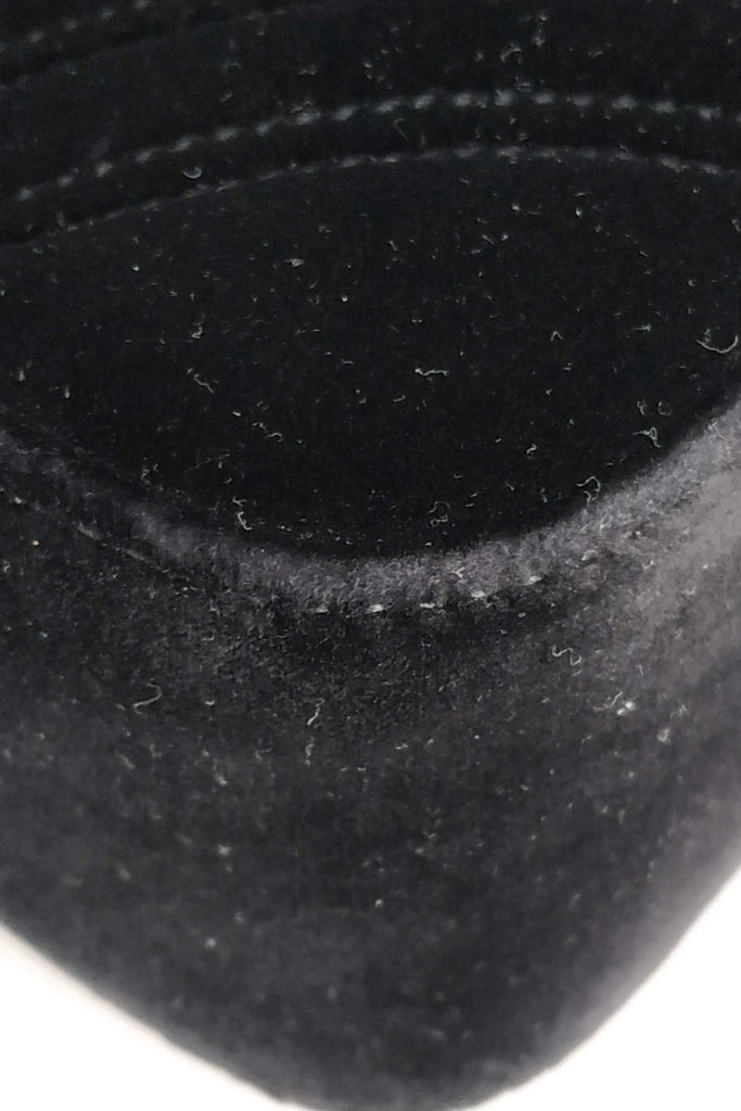GG Marmont Small Matelasse Shoulder Bag Velvet Black - Second Edit