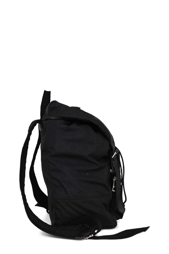 GG Nylon Backpack Black - Second Edit