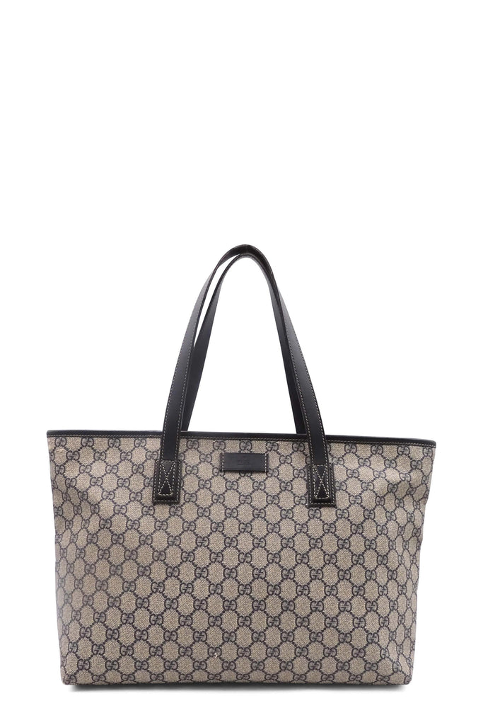 Gucci GG Supreme Tote Navy - Style Theory Shop