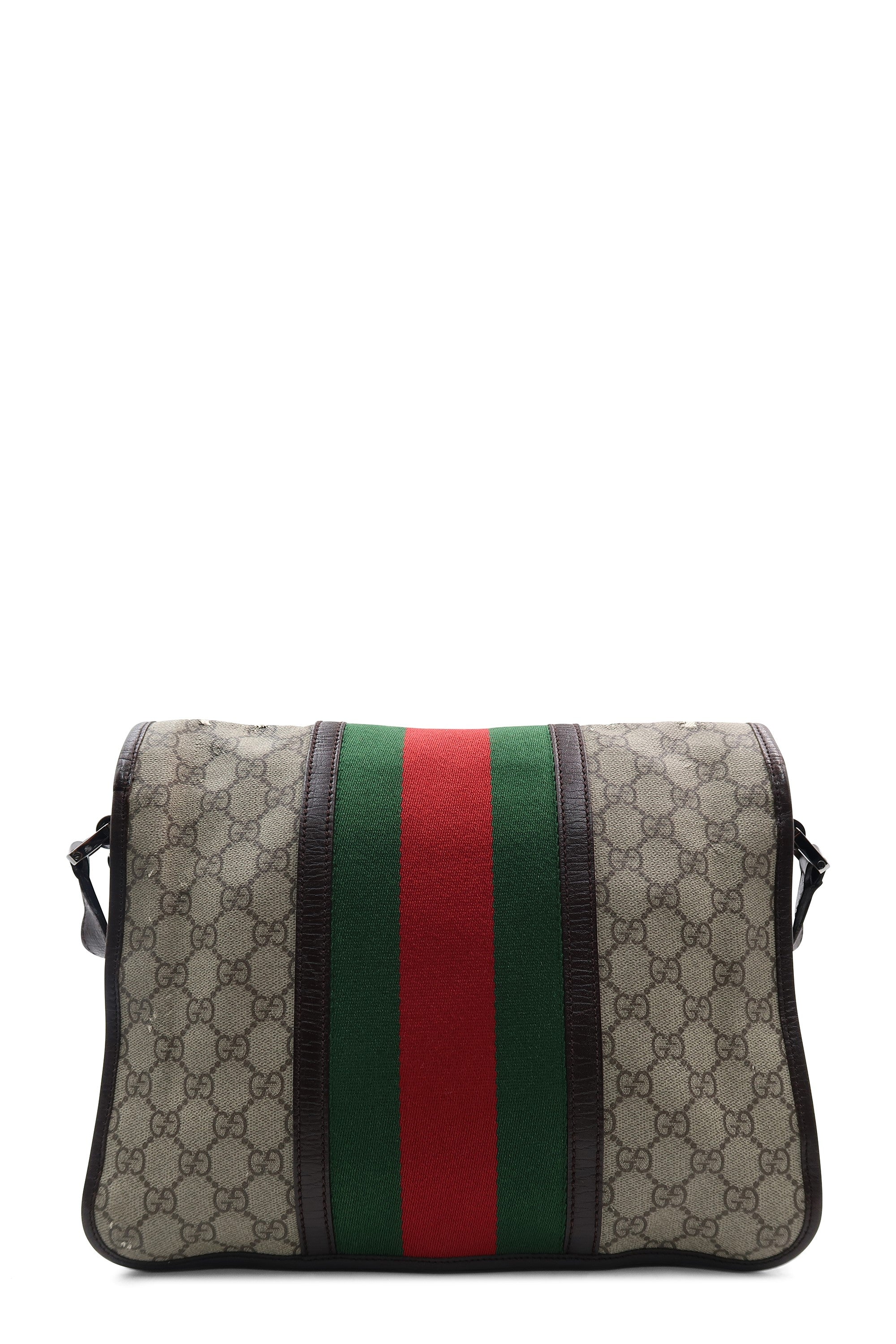 Gucci // Beige GG Supreme Monogram Messenger Bag – VSP Consignment