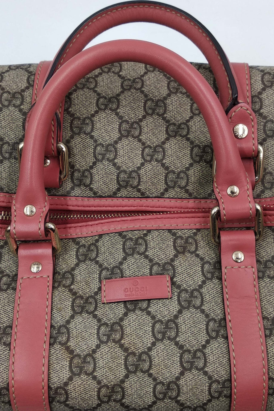 Buy Authentic Preloved Gucci Joy GG Supreme Boston Bag Pink