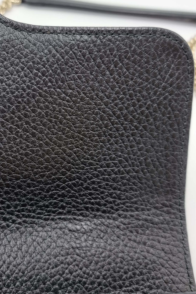 Interlocking GG Top Handle Shoulder Bag Black - Second Edit