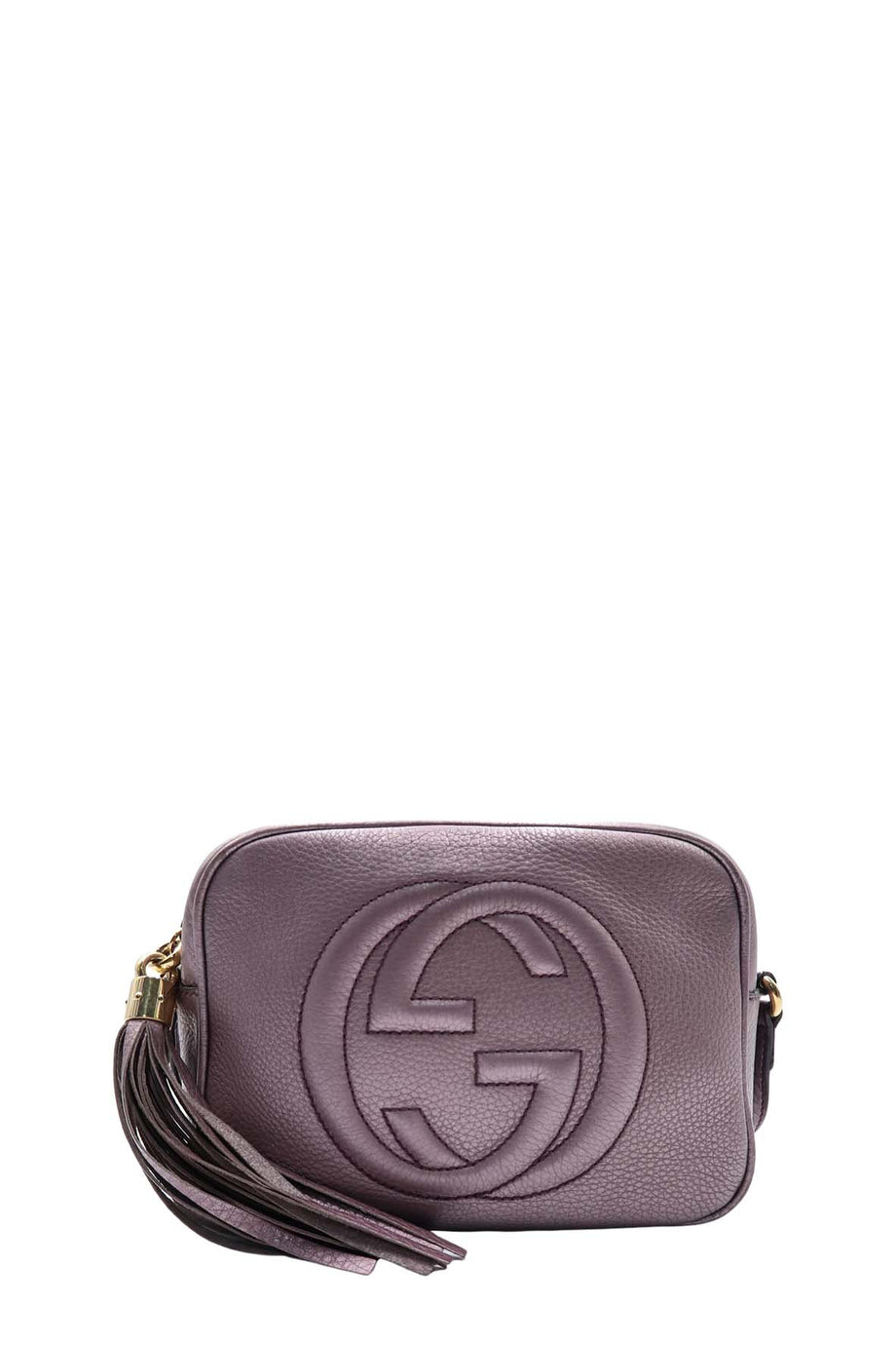 Metallic Soho Disco Crossbody Bag Lilac