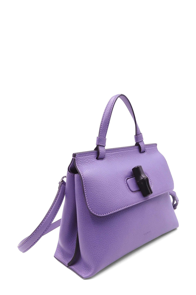 Gucci Small Bamboo Daily Violet - Style Theory Shop