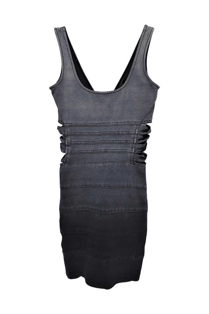 Guess Cut Out Side Denim Dress - Style Theory Shop