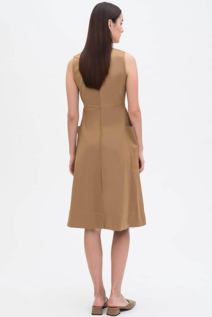 Double Pocket Mid Length Dress - Second Edit