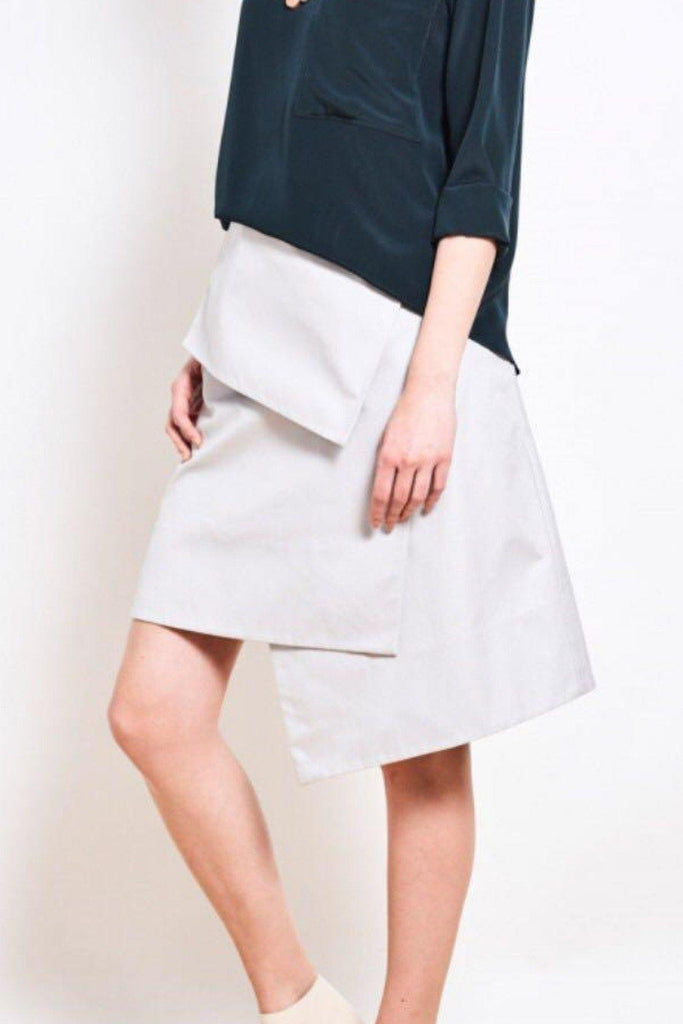 In Good Company Cotton Twill Brick Skirt - Style Theory Shop
