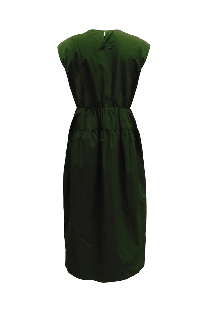 Maxi Front Ruffle Sleeveless Dress - Second Edit