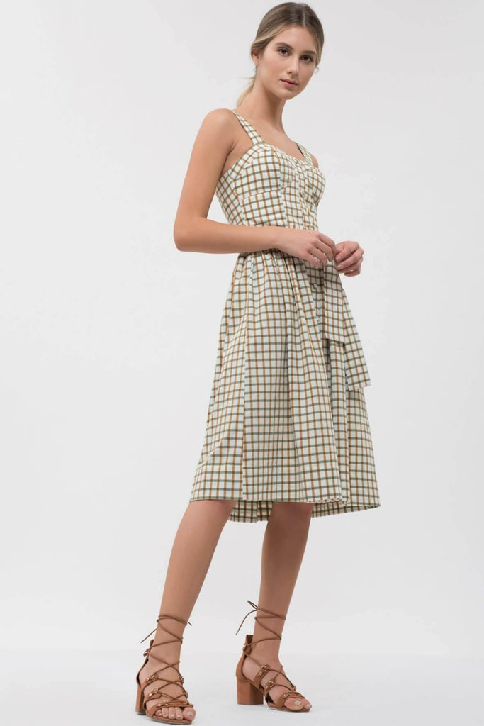 J.O.A. Button Up Midi Dress - Style Theory Shop
