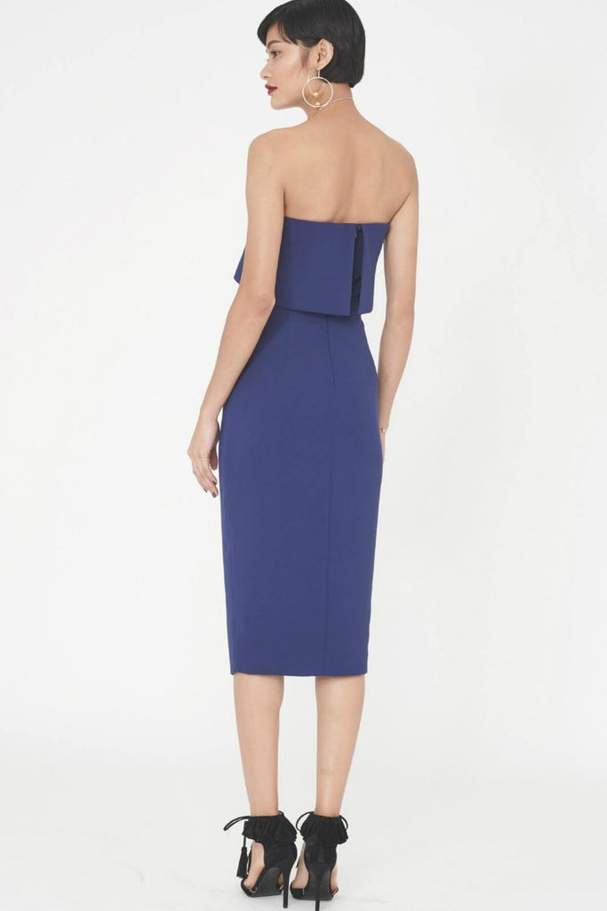 Lavish Alice Double Layer Bandeau Midi Dress - Style Theory Shop