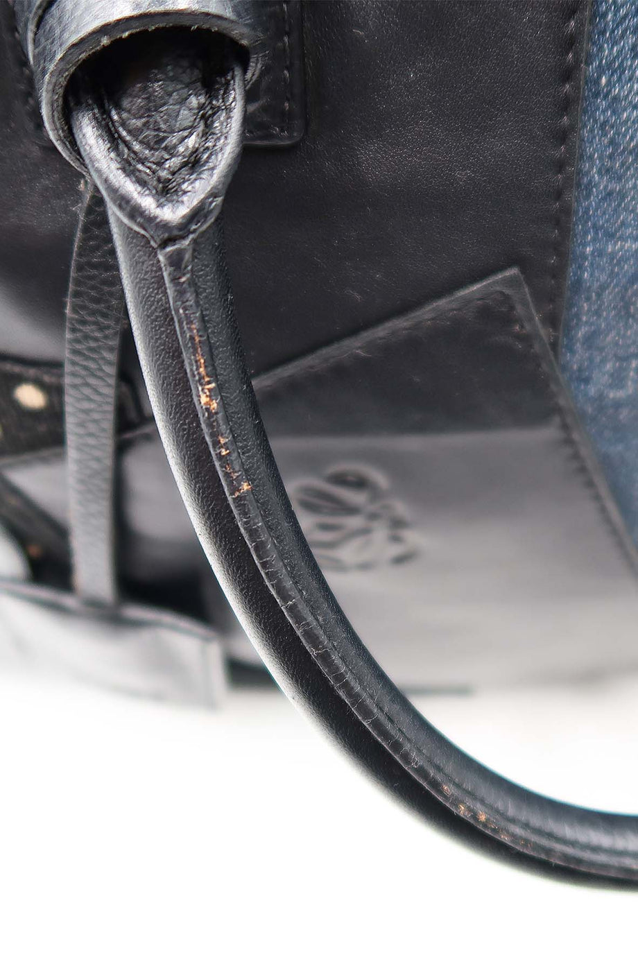 Loewe x Junya Watanabe Amazona 24 Hour Patchwork Bag Black