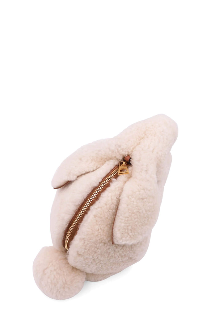 Loewe Shearling Bunny Mini Bag Natural - Style Theory Shop